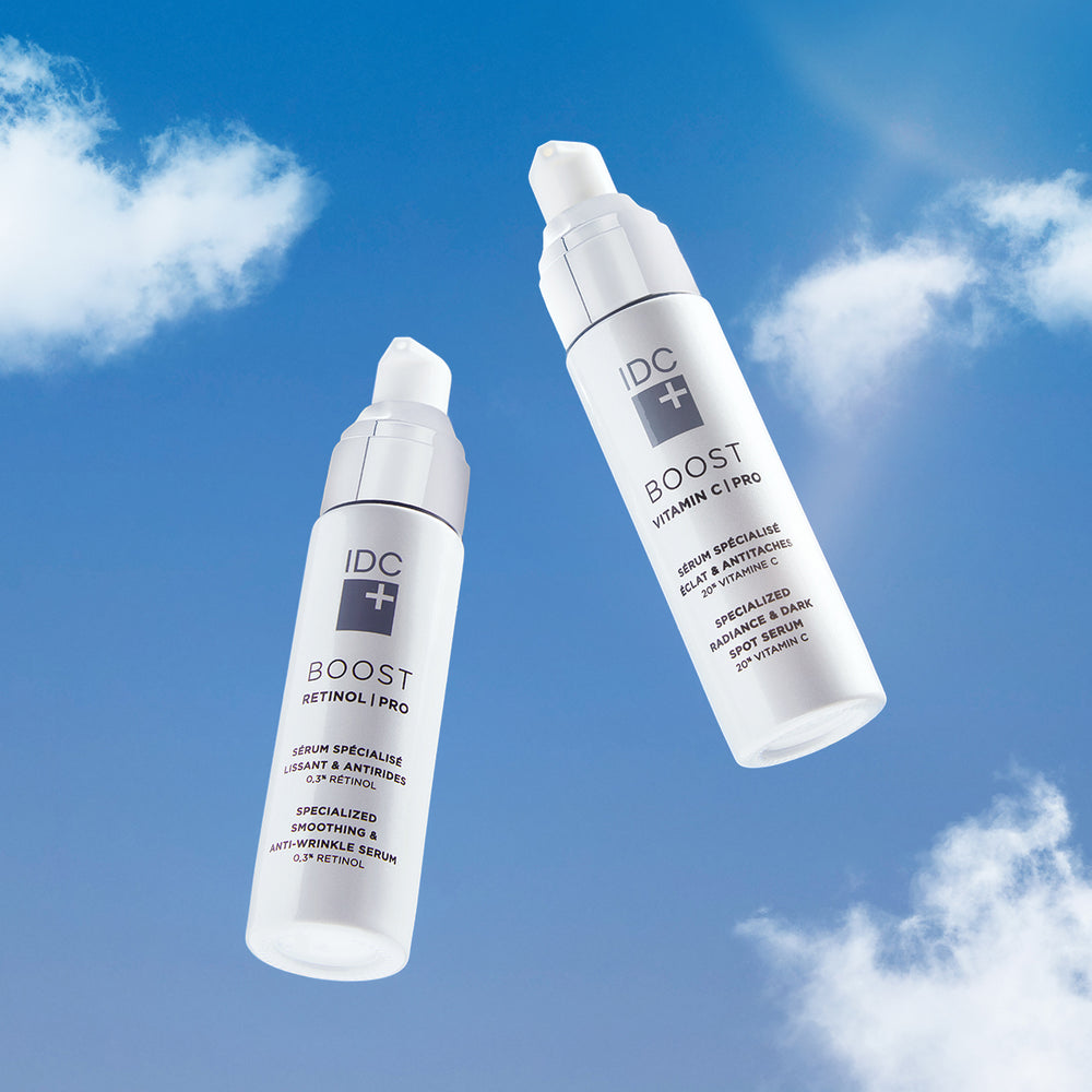 Meet the new IDC Dermo serums: BOOST Vitamin C PRO and BOOST Retinol Pro