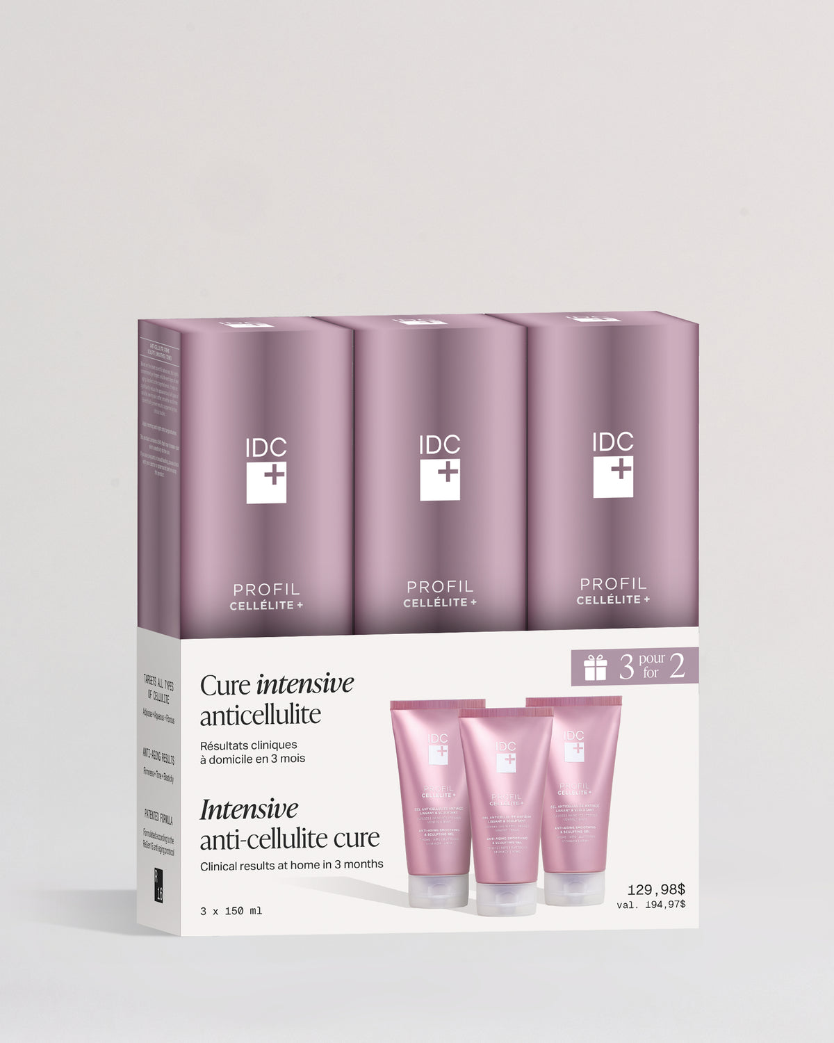 Coffret minceur anti-cellulite - 3 produits main image 1
